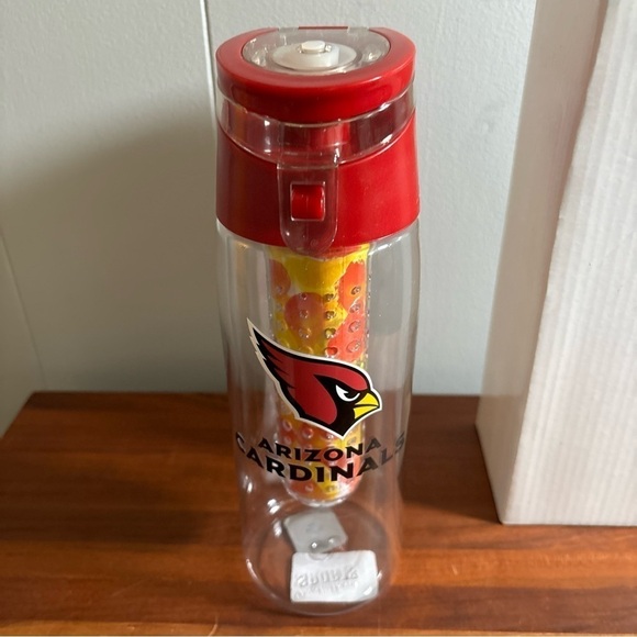 Arizona Cardinals Infuser Water Bottle 20 ounce NFL Official Licensed - Picture 2 of 10